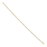 1.00ct 14k Yellow Gold Diamond Lady's Bracelet